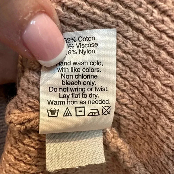 Madewell | Caramel Tan Province Cross-Back Pullover Sweater Size Medium M - Picture 10 of 13